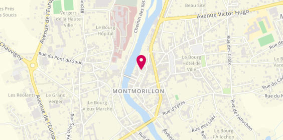 Plan de Le Salon de Camille, 15 place du Maréchal Leclerc, 86500 Montmorillon