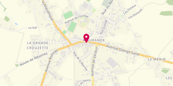 Plan de Coiffure Angel, 14 Place du Champ de Foire, 36140 Aigurande
