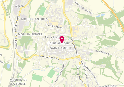 Plan de Manou, 3 Rue du Châtelet, 39160 Saint-Amour