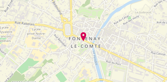 Plan de Atelier Coiffure Mylie B, 11 Ter Rue Georges Clemenceau, 85200 Fontenay-le-Comte