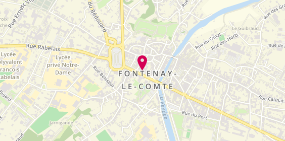 Plan de Coiffure Mixte Planete Coiffure, 12 Rue Georges Clemenceau, 85200 Fontenay-le-Comte