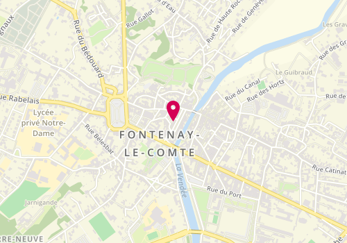 Plan de Figuratif Coiffure Beauté - Coiffeur Fontenay-le-Comte, 9 Rue des Drapiers, 85200 Fontenay-le-Comte