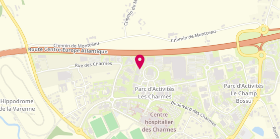 Plan de Yseal Coiffure, Boulevard des Combes, 71600 Paray-le-Monial