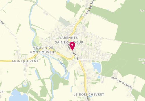 Plan de Duo Coiffure, Le Bourg, 71480 Varennes-Saint-Sauveur