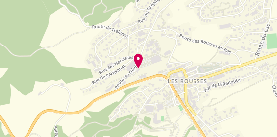 Plan de Interview Coiffure, 220 Route du Génie C. Commercial Intermarché, 39220 Les Rousses