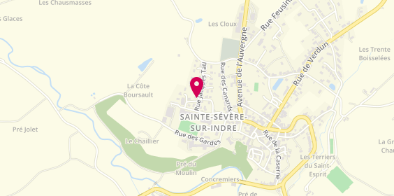 Plan de Salon Christine, Lotissement des Vignes
14 Rue Jacques Tati, 36160 Sainte-Sévère-sur-Indre