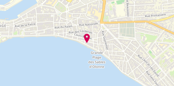 Plan de Le Salon de la Plage, 44 promenade Georges Clemenceau, 85100 Les Sables-d'Olonne