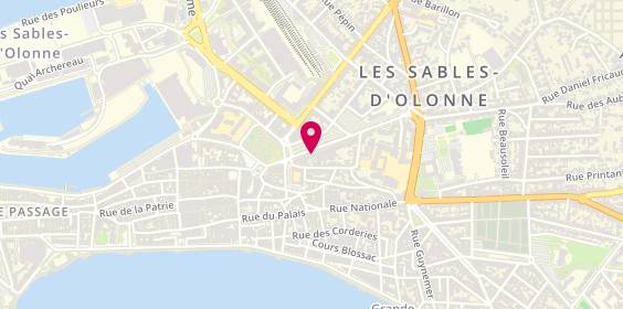 Plan de DK Barber Les Sables, 13 Cr Louis Guédon, 85100 Les Sables-d'Olonne