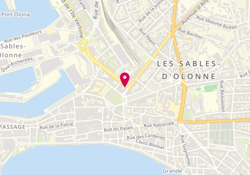 Plan de La Boîte À Tif's, 5 Bis avenue Georges Pompidou, 85100 Les Sables-d'Olonne