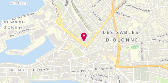 Plan de David Lassay, 5 Rue Nicot, 85100 Les Sables-d'Olonne