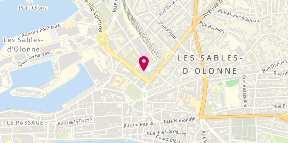 Plan de M'studio, 11 Rue Nicot, 85100 Les Sables-d'Olonne