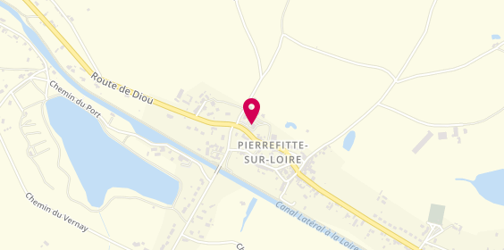 Plan de Adilia Coiffure, Le Bourg, 03470 Pierrefitte-sur-Loire