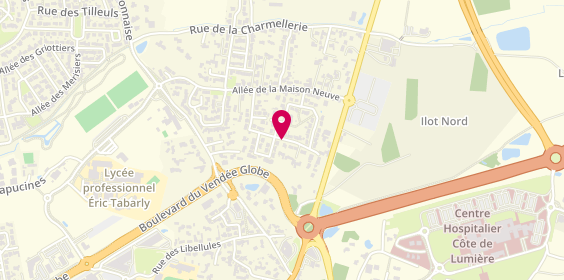 Plan de Alex Coiff', 15 Rue Petite Bardinière, 85340 Olonne-sur-Mer