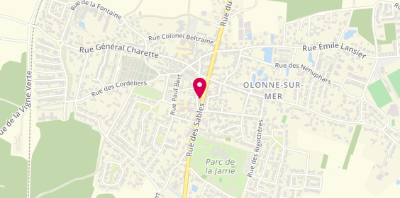 Plan de Les Ciseaux de Laurena, 39 Rue des Sables, 85340 Les Sables-d'Olonne