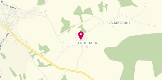Plan de Coiffure@House, Les Touchards, 36200 Badecon-le-Pin