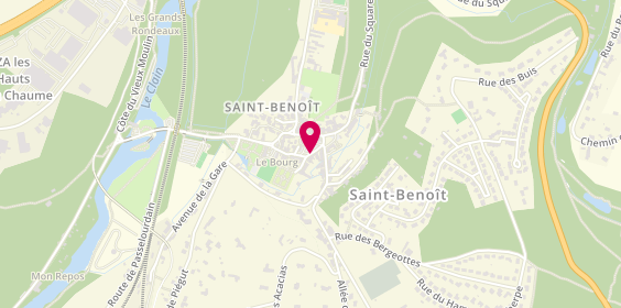 Plan de Sandrine Coiffure, 9 place du 8 Mai 1945, 86280 Saint-Benoît