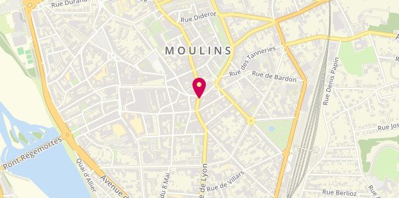Plan de Star Moulins, 6 Rue des Couteliers, 03000 Moulins