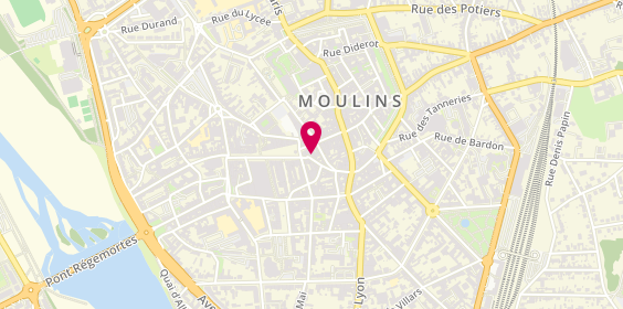 Plan de Camille Albane, 8 Rue de Pont, 03000 Moulins
