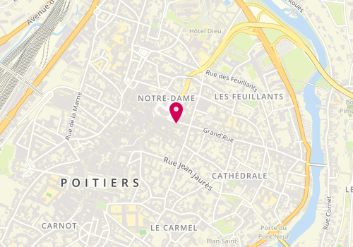 Plan de Gil Coiffeur, 189 Grand'rue, 86000 Poitiers