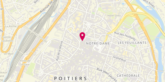 Plan de Jeremy Pierrick Les Coiffeurs, 14 Rue des Vieilles Boucheries, 86000 Poitiers