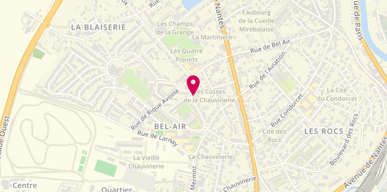 Plan de Guerin Stella, 54 Rue de Quinçay, 86000 Poitiers