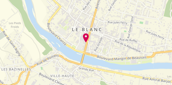 Plan de Coiff&Co - Coiffeur le Blanc, 25 Rue Pierre Colin de Souvigny, 36300 Le Blanc