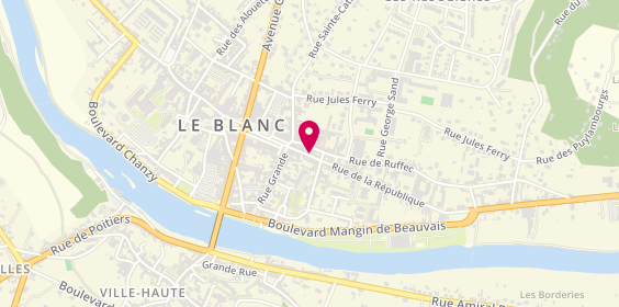 Plan de Barnabé Luc, 19 Rue de la République, 36300 Le Blanc