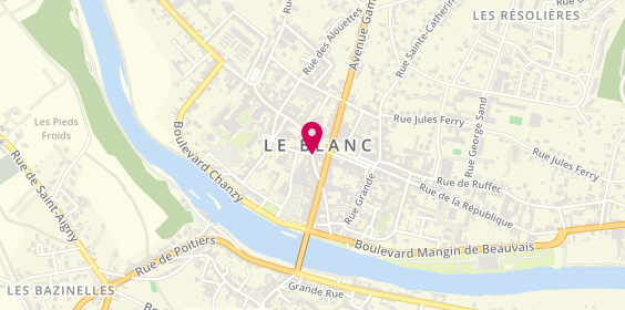 Plan de HILLEWAERE Florent, 16 Rue du General Leclerc, 36300 Le Blanc