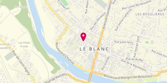 Plan de Bou Touti Marie-Rose, 17 Rue Saint-Lazare, 36300 Le Blanc