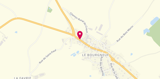 Plan de BRIGITTE Coiffure A Domicile, Le Bourgneuf 54 Rue Ocean, 79240 Saint-Paul-en-Gâtine