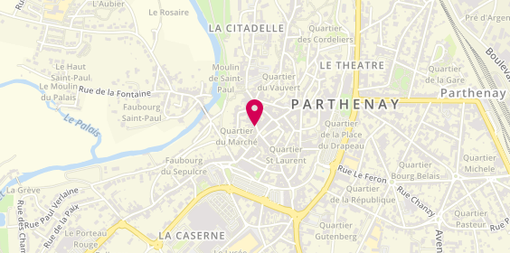 Plan de Espace Coiffure, 75 Rue Louis Aguillon, 79200 Parthenay
