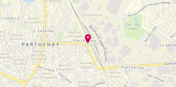 Plan de NIVAULT Daniele, 101 Place de la Gare, 79200 Parthenay