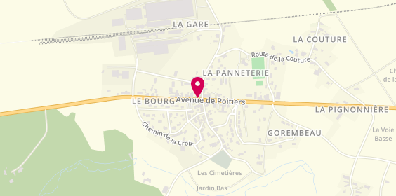 Plan de Ambiance Coiff Aurore, 43 Route de Poitiers, 86190 Chalandray