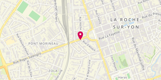Plan de Ambiance Coiffure, 17 Rue Raymond Poincare, 85000 La Roche-sur-Yon