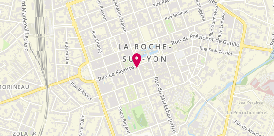 Plan de Tchip Coiffure, 1 Rue la Fayette, 85000 La Roche-sur-Yon