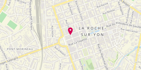 Plan de Stephane Calandreau Coiffeur, 7 Rue Chanzy, 85000 La Roche-sur-Yon