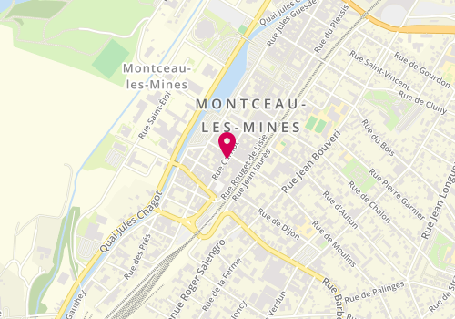 Plan de Coiffure 47, 47 Rue Carnot, 71300 Montceau-les-Mines