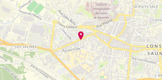 Plan de Mg Studio, 23 Rue des Salines, 39000 Lons-le-Saunier
