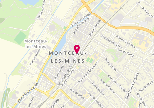 Plan de C'mixte, 20 Rue Rouget de Lisle, 71300 Montceau-les-Mines