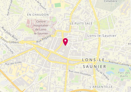 Plan de Mon Coiffeur Exclusif, 8 Rue Traversière, 39000 Lons-le-Saunier