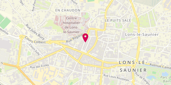Plan de Jean-Louiis David, 13 Rue Lafayette, 39000 Lons-le-Saunier