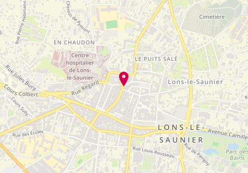 Plan de Saint Algue, 25 Rue du Commerce, 39000 Lons-le-Saunier