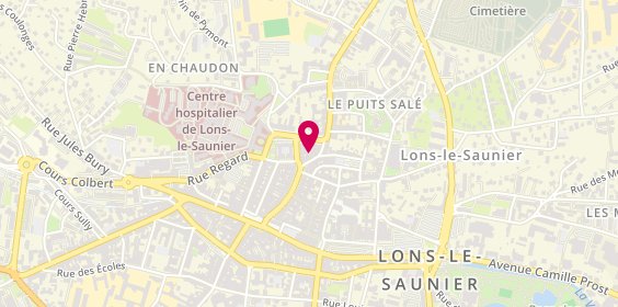 Plan de Pause Coiffure, 10 Rue du Commerce, 39000 Lons-le-Saunier