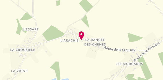 Plan de Coiffure à domicile Valérie PARIS, 19 Route de la Crousille, 36350 Luant