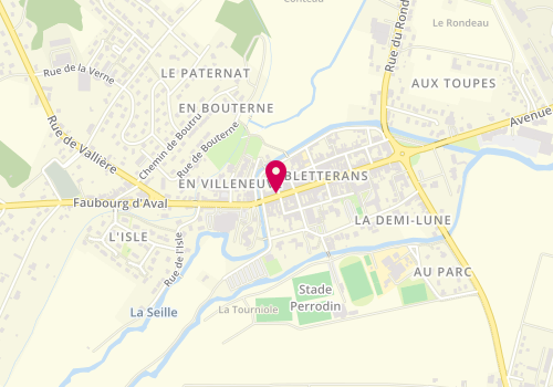 Plan de Les Ciseaux de lili, 87 Rue Louis le Grand, 39140 Bletterans