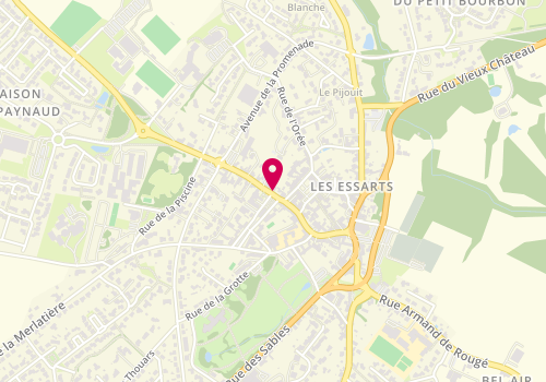Plan de Crea'steph, 32 Rue Georges Clemenceau, 85140 Essarts-en-Bocage