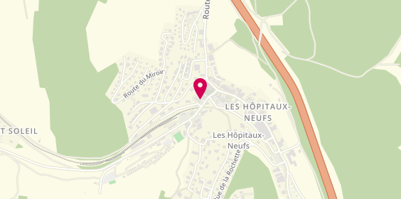 Plan de Séduc Tif Coiffure, 6 Route de la Poste, 25370 Les Hôpitaux-Neufs