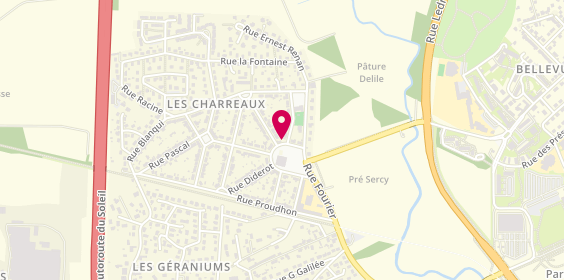 Plan de L'Epi Tête, 12 Place Albert Thomas, 71100 Chalon-sur-Saône