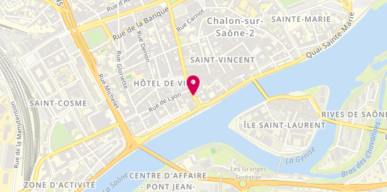 Plan de Coiffure Annick, 5 Rue du Port Villiers, 71100 Chalon-sur-Saône