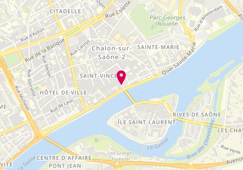 Plan de Digital Coiffure, 4 Rue du Pont, 71100 Chalon-sur-Saône